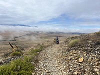 Fietsen op een berg