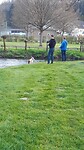 Mannen en water...