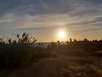 Zonsondergang in Rota