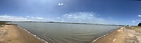 Panorama van het meer
