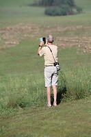 Jan op jacht naar wild