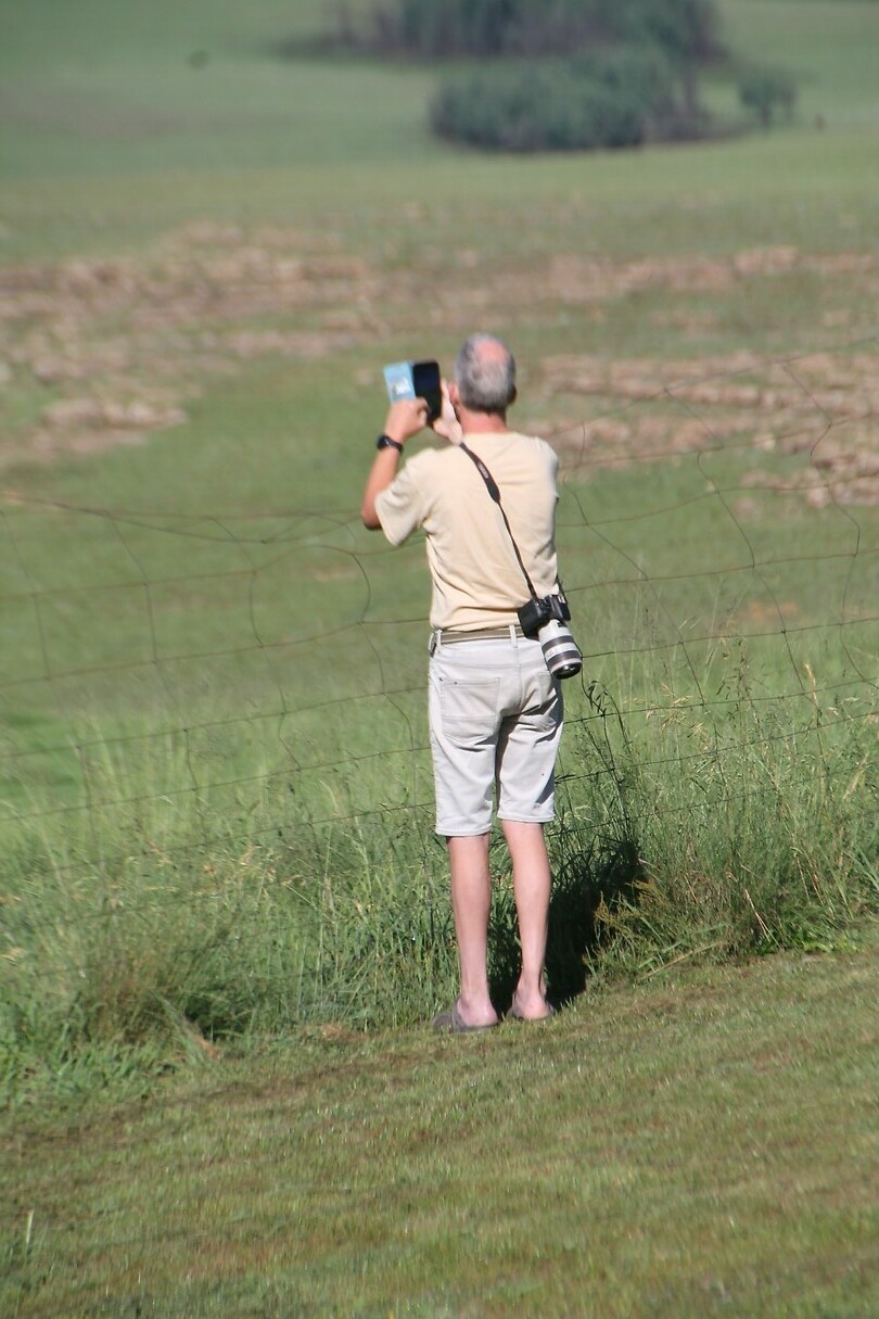 Jan op jacht naar wild