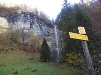 Cascade du Dard op afstand