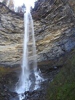 Cascade du Dard van dichtbij