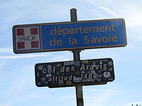 Col des Aravis helemaal boven