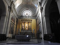 In de kerk van Annecy, met Abed