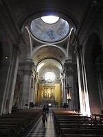 In de kerk van Annecy, met Esmée