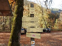 De entree van Gorges des Tines