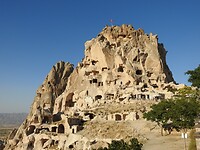 Uchisar Castle eerste indruk
