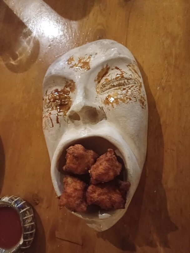 Boeddha als voorgerecht, zo vertelt de baas