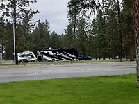 Motorhome met powerboat