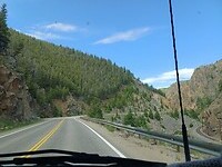 Heerlijk rijden in een mooie canyon