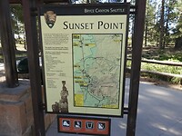 We beginnen bij Sunset Point