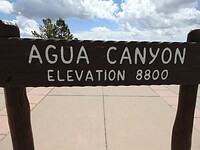 Agua Canyon. Dan verwachten we water...