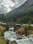 Net na de Umbrailpass in Zwitserland
