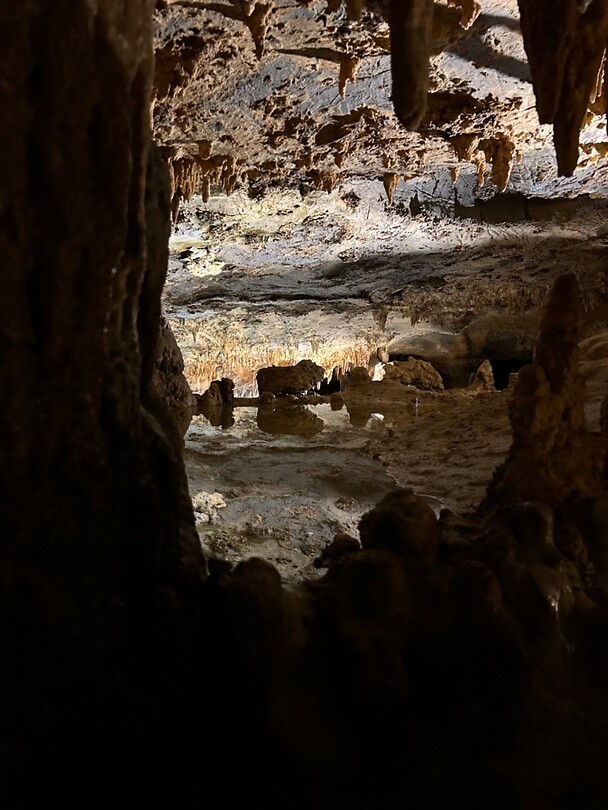 Finish of the caves