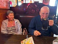 A big beer for Wayne!