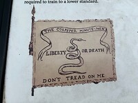 one of the flag they carried