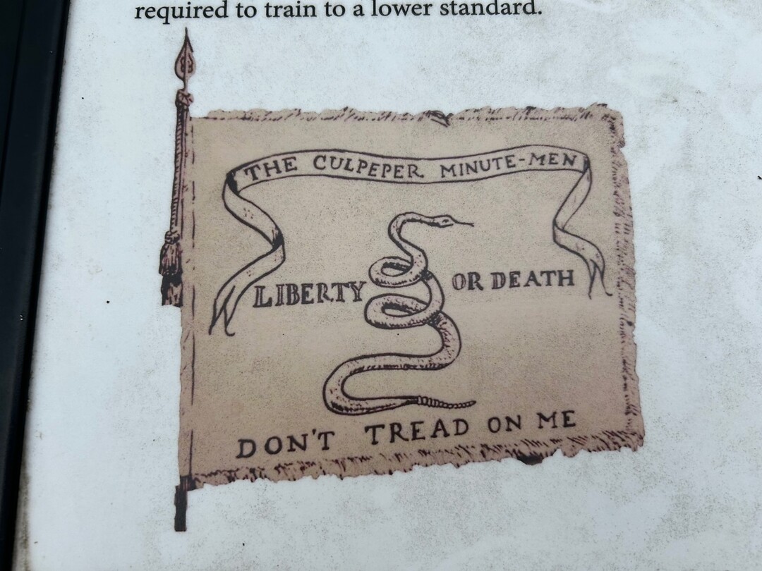 one of the flag they carried