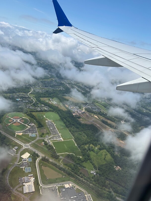 Above the clouds