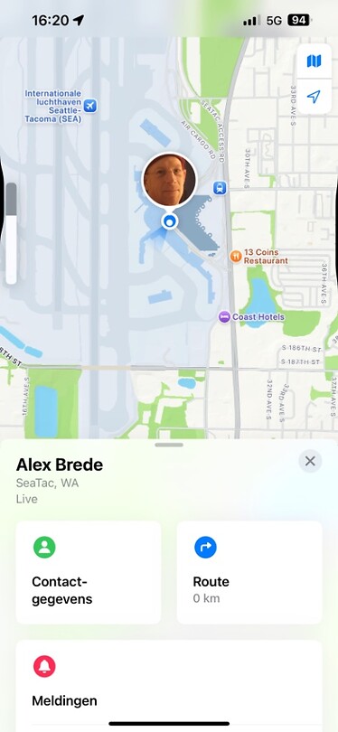 Alex was nearby!