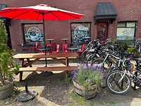 Nice relaxing bicycle cafe with bicycle shop in Bellingham