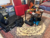 My gear before sorting...