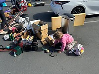 Free Market on the parking lot