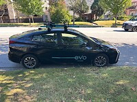 The Evo system car sharing in Vancouver