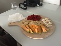 A nice snack with Kate and Spencer