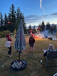 Fireworks by the children .........