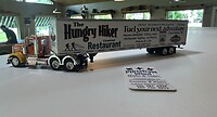 The restaurant; "The hungry Hiker"
