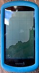 Garmin with the Gradient; see the steep parts in the end!