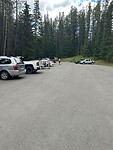 The parkinglot, just at the start of the GDMBR in the back of the picture