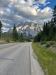 Great views of the mountains all around us