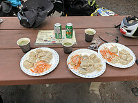 The diner we received from the Tibetan people, soo great!