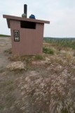 Dry toilet along the way