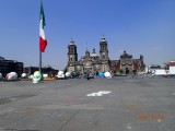 Mexico City the big historical square.