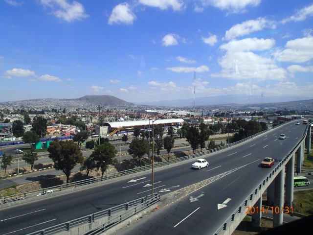 Mexico City, on our way to Chetumal, near Belize