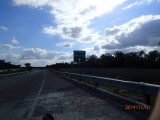 The start towards Belize from Mexico (Chetumal)