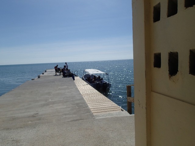 Ferry, where a big speedboat that's what it is!