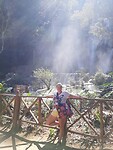 Bij de waterval