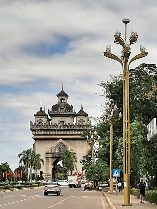 Arc de troimphe in Laos