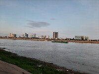 Uitzicht op de mekong
