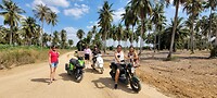 Heerlijk op de scooter