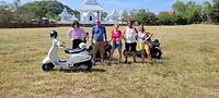 Heerlijk op de scooter