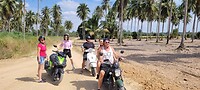 Heerlijk op de scooter