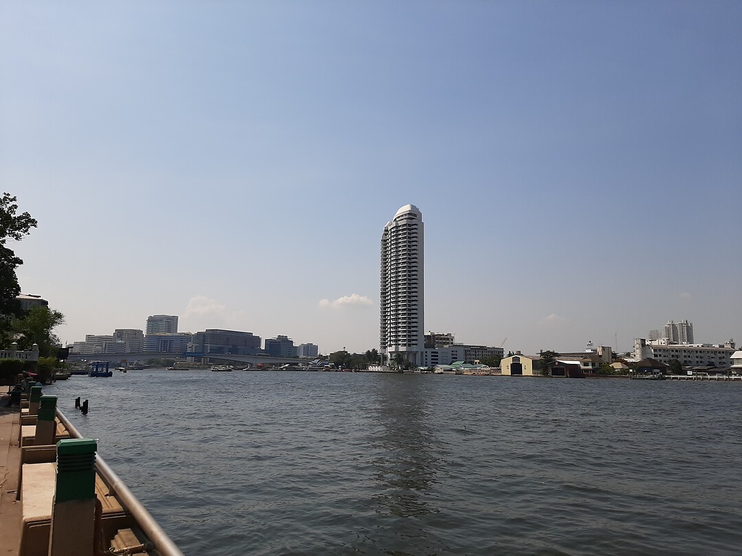 View from Park next to guesthouse