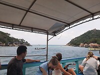 Snorkeling tour, on the boat
