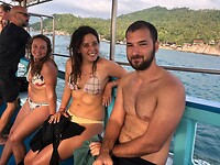 Snorkeling tour, on the boat